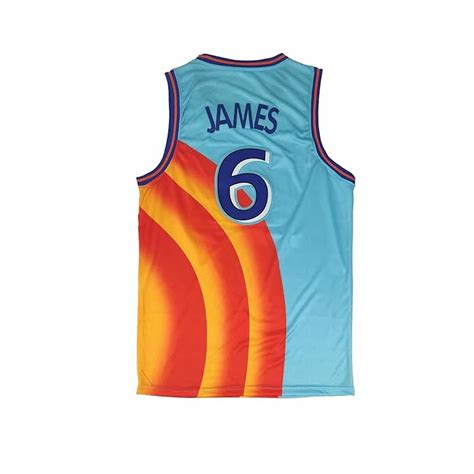 Space Jam Jerseys Mens Basketball Jersey 6 Tune Squad Jersey A New