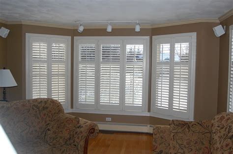 Plantation Shutters Traditional Living Room Boston By Shades In