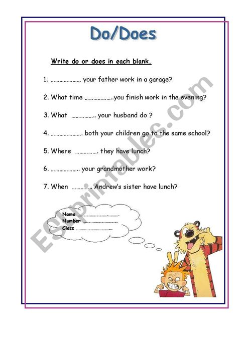 Dodoes Esl Worksheet By Omiimo