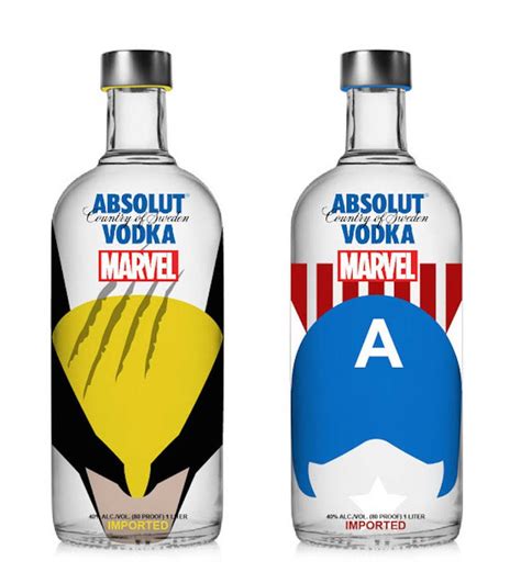 Marvel Absolut Vodka Redesign Concept Absolut Vodka Vodka Vodka Brands