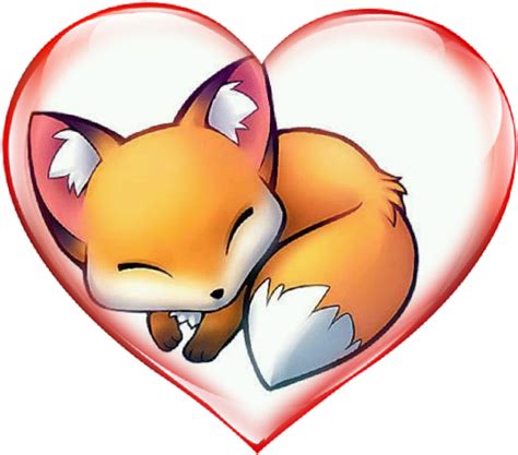 Download M4 Anime Cute Fox Drawing Clipart 4469259 Pinclipart