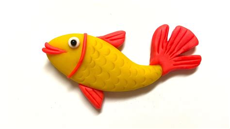 ️ Clay Art How To Make Fish Model Craft Tutorial Easy Diy Youtube