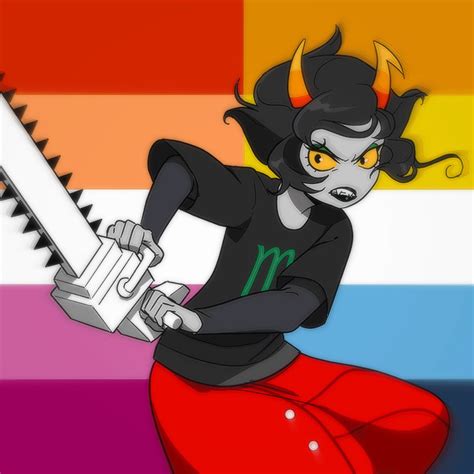 Lesbian Aroace Kanaya Icon In 2022 Ace Flag Headcanon Homestuck