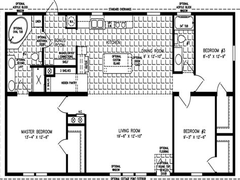Andy mcdonald design group barn owl designs barry moore b&d studio, llc beau clowney architects benjamin showalter ben patterson, aia bill ingram, architect bob timberlake, inc. floor plans 1200 sq ft | Floor Plans 1200 Sq FT 3-Bedroom ...