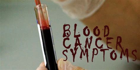 Blood Cancer Symptoms Healthtopia