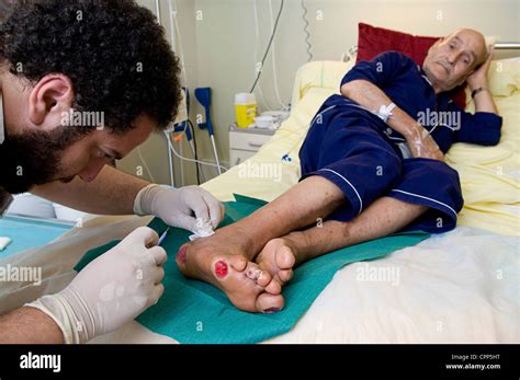 Diabetic Foot Care Stock Photo Alamy