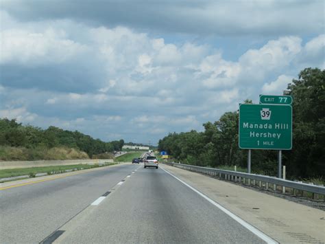 Pennsylvania Interstate 81 Northbound Cross Country Roads