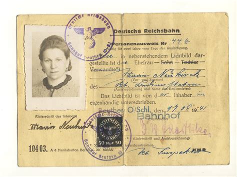 We did not find results for: WW2 Concentration camp KL original items - WW2 - Very nice Deutsche Bahnhof ID card of a German ...