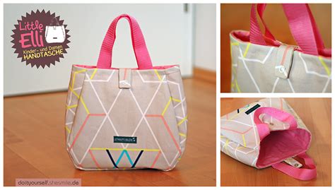 Hier findest du kostenlose schnittmuster nur für dich! Tasche "Little Elli" (Nähanleitung & Schnittmuster) - shesmile