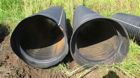 Qty 2 Black Culvert Pipes 16 Length 36 Dia Oahu Auctions