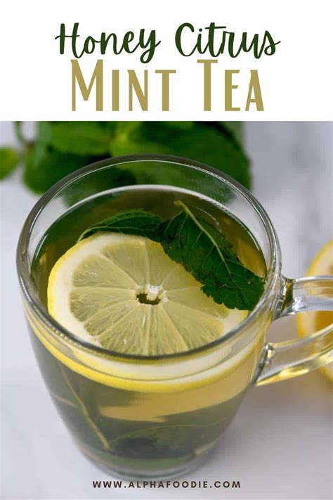 Fresh Mint Tea Honey Citrus Mint Tea Flavor Variations Alphafoodie