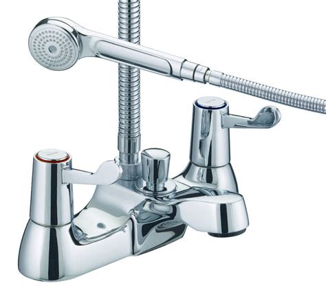 Bristan Lever Bath Shower Mixer Tap With 3 Inch Levers
