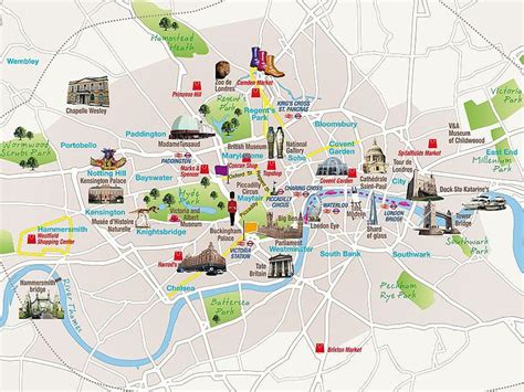 London Map Tourist Attractions Informative Guide Free Pdf Maps Artofit