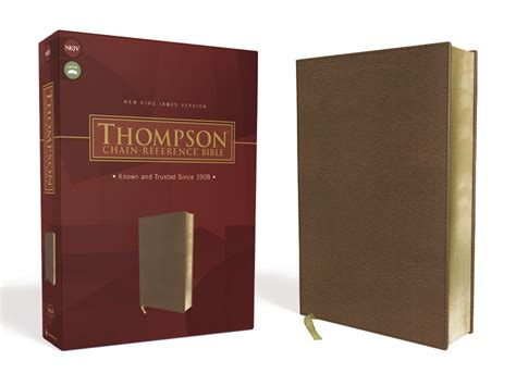 Nkjv Thompson Chain Reference Bible Brown Leathersoft — One Stone
