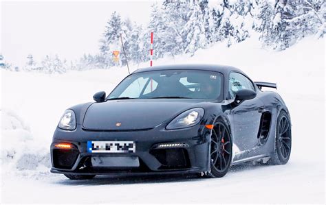 Porsche Cayman Gt Spied Testing With Old Gt Sounds Different Autoevolution