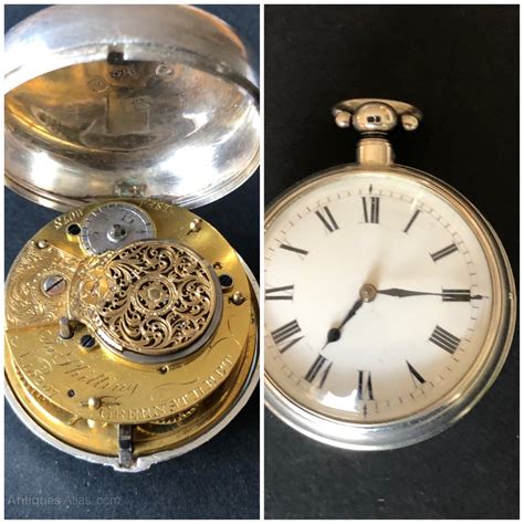 Antiques Atlas - 1824 Verge-Fusee Silver Pair Case Pocket Watch