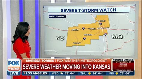 Severe Thunderstorm Watch Issued For Kansas And Missouri Until The Late