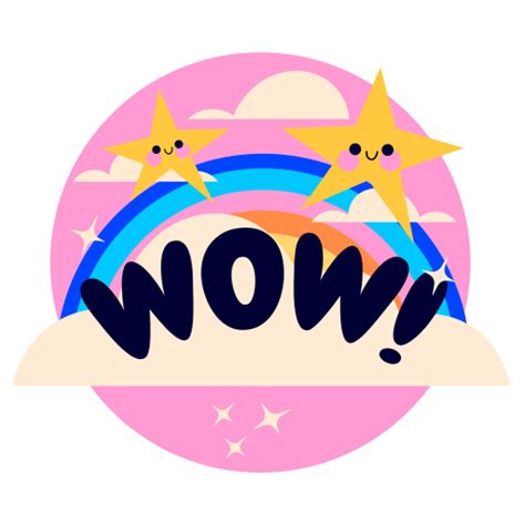 Wow Stickers Free Communications Stickers