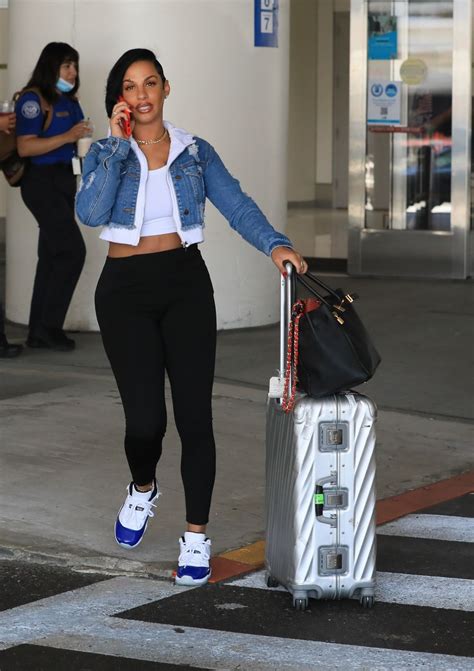 Crystal Renay Arrives At Lax Airport In Los Angeles 08262022 Hawtcelebs