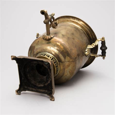 A Russian Brass Samovar Circa 1900 Bukowskis