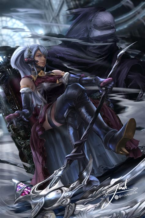 Irelia Liekin - FFXIV Au Ra Reaper by ItsFateNOTfate on DeviantArt