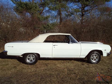 1965 Chevrolet Chevelle Ss Convertible Real Deal 138 Car Gorgeous White