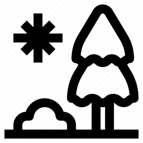 Pine Tree Wood Christmas Winter Icon Download On Iconfinder