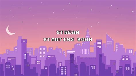 Stream Starting Soon Pixel 