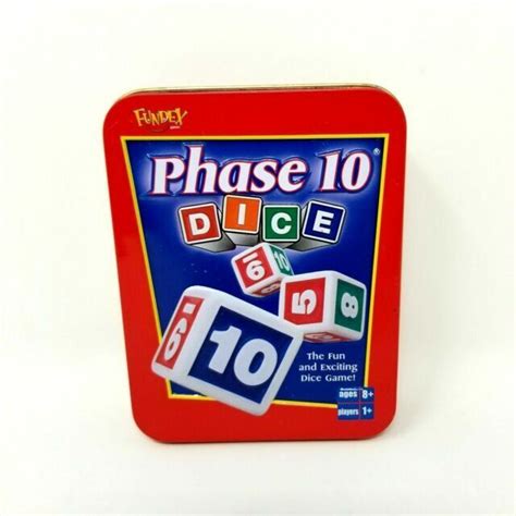 Fundex Phase 10 Dice Game In Tin For Sale Online Ebay