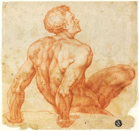 Michelangelo Buonarroti Seated Male Nude Picryl Public Domain Search