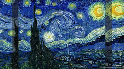 Vincent Van Gogh Starry Night Wallpapers Desktop Background