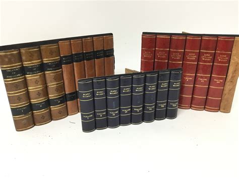 Lot 398 A Large Collection Of Faux Book Spine Panels