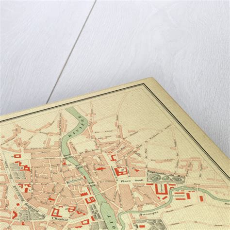 Map Of Castres France Posters And Prints By Anonymous