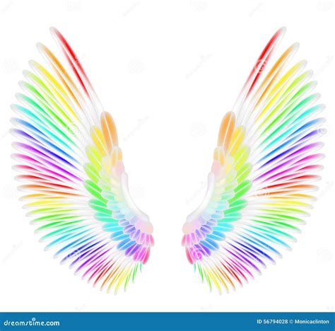 Colorful Angel Wings