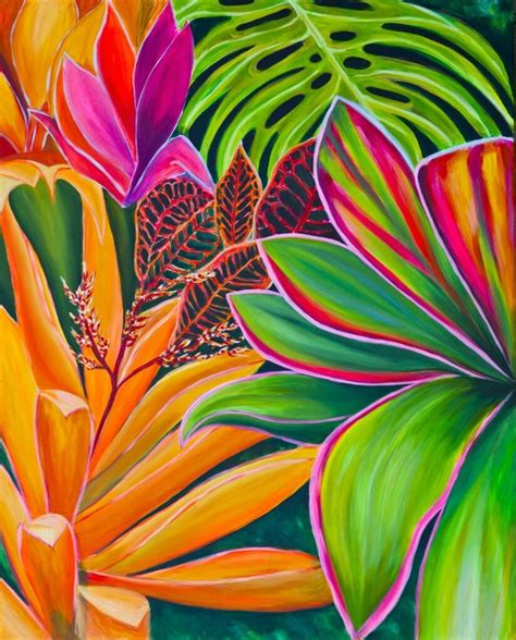 Pin By Laurencel On For The Home In 2021 Leaf Art Tropical Art Art