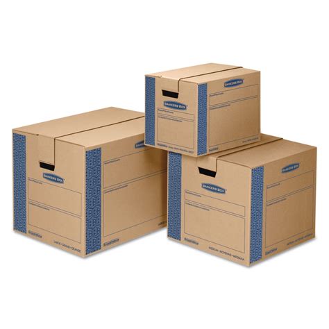 Bankers Box 0062801 Smoothmove Prime Medium Moving Boxes 18l X 18w X