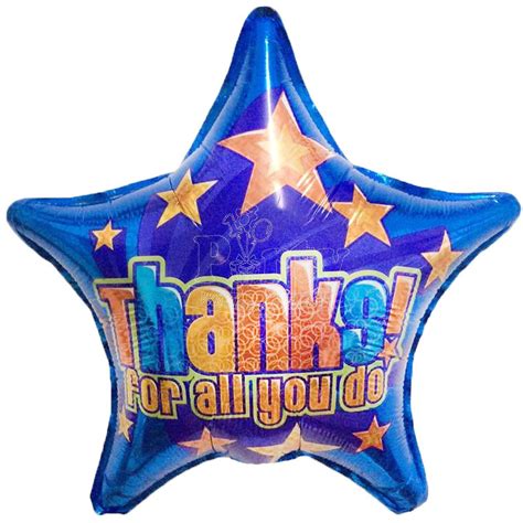 Thanks For Everything Blue Star Balloon Party Wholesale