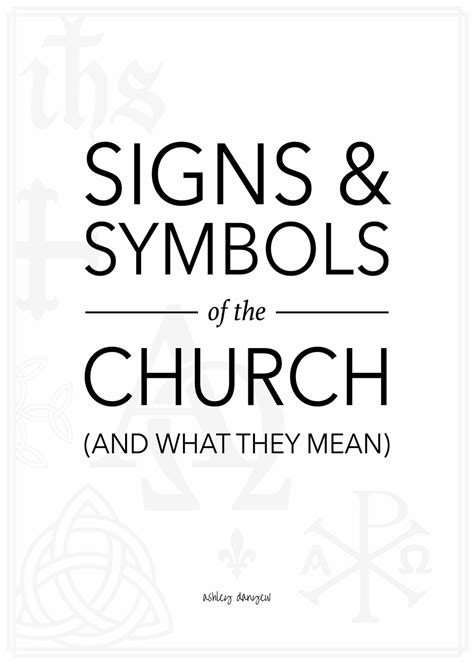 Signs And Symbols Of The Church And What They Mean Christian Symbols
