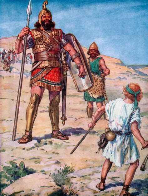 Bible Guide For The New Age 1 Samuel 174 Symbolism Of David And Goliath