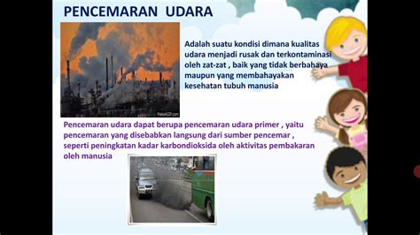 Pencemaran Air Pencemaran Udara Dan Pencemaran Tanah Materi Ipa