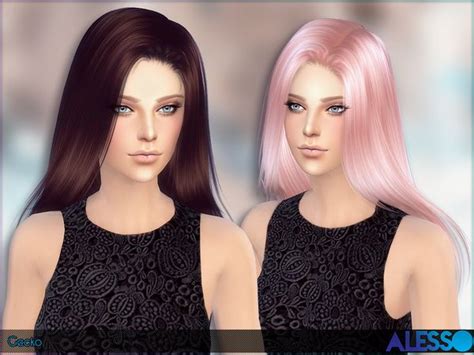 Sims 4 Long Straight Hair Long Hair