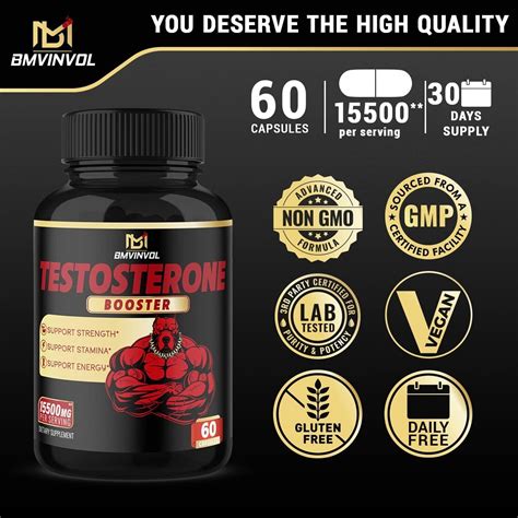 Natural Testosterone Booster 15500mg Male Sexual Enhancement Sex And Muscle Growth Ebay