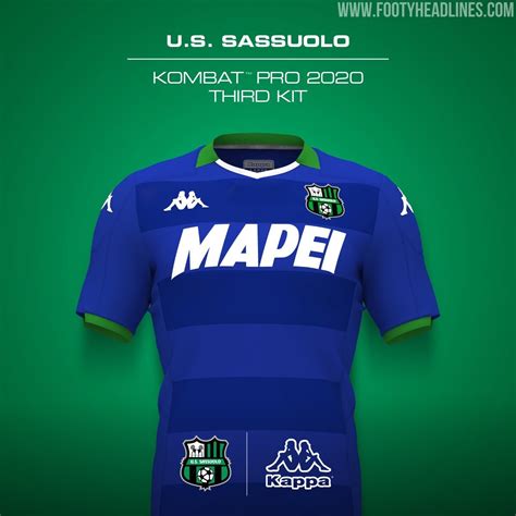 Sassuolo 19 20 Home Away And Third Kits Released Footy Headlines
