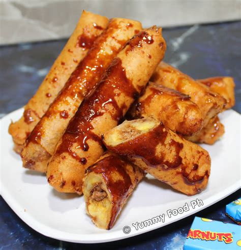 Banana Turon Recipe With Barnuts Delicious Sweet Snack