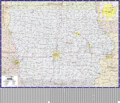 Iowa Zip Code Map Hudson Map Company