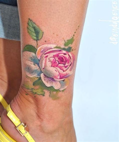 Pink Flower Tattoo Inkstylemag Tattoos For Women Flowers Pink