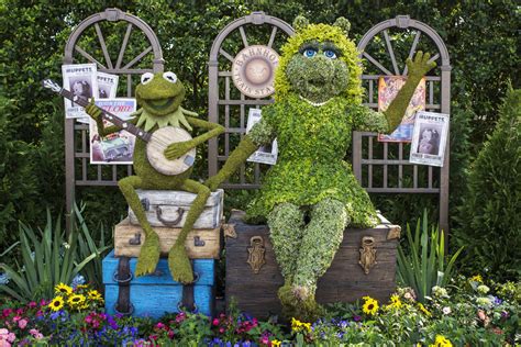 Muppets Celebrate Their New Film And Epcot International Flower And Garden