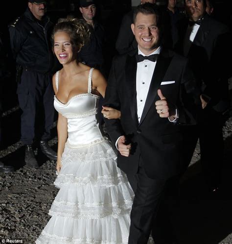 Michael Bublé And His Bride Luisana Lopilato Continue Their Wedding