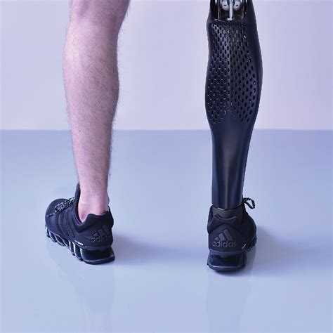 Beautifully Crafted D Printed Prosthetic Leg Cover In The Form Of Athletic Leg Muscles