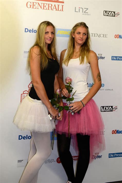 Karolina And Kristyna Pliskova At The Players Party 2014 In Linz Wta